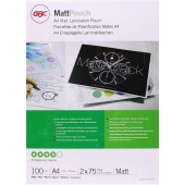 MAT ŽEPKI ZA PLASTIFICIRANJE A4 216x303mm 75mic 100/1 GBC 3747240