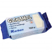 MODELIRNA MASA GLINAMOL KARBON 450g BELA