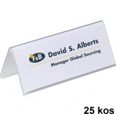 NAMIZNE IMENSKE KARTICE 61x150mm DURABLE 8050 25/1