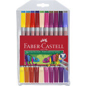 FABER CASTELL DVOSTRANSKI FLOMASTRI DUO 1/20