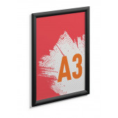 OKVIR ZA PLAKATE A3 45,1x32,7cm DURABLE SNAP 479701 ČRN