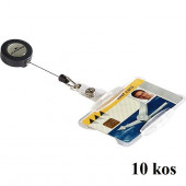 OVITKI ZA MAGNETNE KARTICE Z JO-JO PRIPONKO 54x85mm DURABLE 8011 10/1