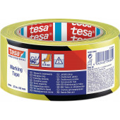 TALNI OZNAČEVALNI TRAK 50mmx33m RUMEN-ČRN TESA 60760