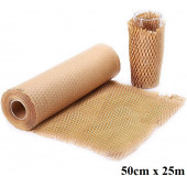 ZAREZAN ZAŠČITNI OVOJNI PAPIR SATJE 70g 50cm x 25m RJAV
