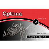 SPONKE ZA PAPIR OPTIMA 25mm ŠT.2 100/1