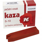 PEČATNI VOSEK ZA HLADNO PEČATENJE KAZA KARBON RDEČ