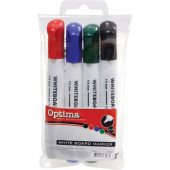 PIŠI BRIŠI MARKER ZA BELE TABLE WHITEBOARD OPTIMA 1-5mm SET 4/1