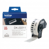 NALEPKE TERMO NESKONČNE POLIESTER BELE BROTHER QL DK-22211 29mmx15,24m