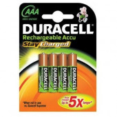 POLNILNE BATERIJE AAA DURACELL RECHARGE HR03 K4 850mAh 4 kos