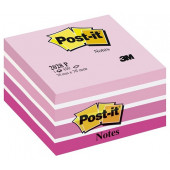 POST-IT KOCKA SAMOLEPILNA 76x76 450 LISTOV 3M PASTEL PINK 2028 P
