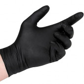 NITRIL ROKAVICE ZA ENKRATNO UPORABO ZELO VELIKE XL 100 kos ČRNE 460597
