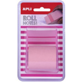 SAMOLEPILNI LISTIČI V ROLI 50mmx8m APLI 18192 PASTELNO ROZA