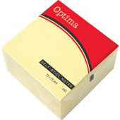 SAMOLEPILNA KOCKA OPTIMA 75x75 RUMENA 1/450