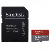 SPOMINSKA KARTICA SDXC SANDISK MICRO 128GB ULTRA 140MB/s, UHS-I, C10, A1