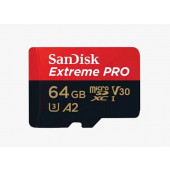 SPOMINSKA KARTICA SANDISK MICRO 64GB EXTREME PRO A2, C10, UHS-I, U3, V30