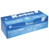 ŠOLSKA OKROGLA KREDA KARBON BELA 100/1
