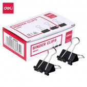 PREGIBNE VZMETNE PAPIRNE SPONKE FOLDBACK 19mm DELI E38565 12/1