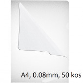 L MAPA ZA DOKUMENTE A4 0,08mm KLIPKO HRAPAVA PP 50/1