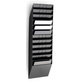 STENSKI NOSILEC ZA DOKUMENTE 12xA4 LEŽEČE DURABLE FLEXIBOXX ČRN 1709781060