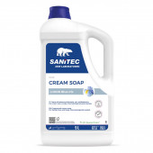 KREMNO TEKOČE MILO ZA ROKE IN TELO SANITEC CREAM SOAP LUXOR BLUE IRIS 5kg