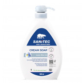 TEKOČE MILO Z DOZIRKO ZA ROKE IN TELO SANITEC CREAM SOAP LUXOR BLUE IRIS 1L