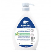 KREMNO TEKOČE MILO Z DOZIRKO ZA ROKE IN TELO LUXOR CREAM SOAP GREEN ALOE 1L