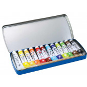 TEMPERA BARVICE KARBON 10x7,5ml KOVINA