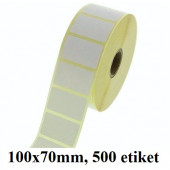 TERMO ETIKETE EKO V ROLI 100x70mm 40mm/127mm 500/1