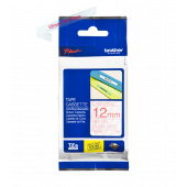 TRAK ZA NALEPKE BROTHER P-TOUCH LAMINIRAN PROZOREN-RDEČ 12mm TZe-132