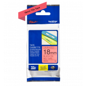 TRAK ZA NALEPKE BROTHER P-TOUCH LAMINIRAN RDEČ-ČRN 18mm TZe-441