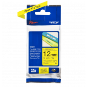 TRAK ZA NALEPKE BROTHER P-TOUCH LAMINIRAN RUMEN-ČRN 12mm TZe-631