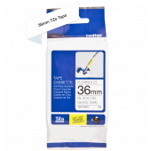 TRAK ZA NALEPKE BROTHER P-TOUCH LAMINIRAN FLEXIBLE BEL-ČRN 36mm TZe-FX261