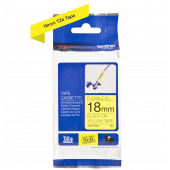 TRAK ZA NALEPKE BROTHER P-TOUCH LAMINIRAN FLEXIBLE RUMEN-ČRN 18mm TZe-FX641