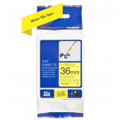 TRAK ZA NALEPKE BROTHER P-TOUCH LAMINIRAN FLEXIBLE RUMEN-ČRN 36mm TZe-FX661