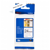 TRAK ZA NALEPKE BROTHER P-TOUCH NELAMINIRAN BEL-ČRN 24mm TZe-N251