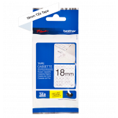 TRAK ZA NALEPKE BROTHER P-TOUCH LAMINIRAN SECURITY BEL-ČRN 18mm TZe-SE4