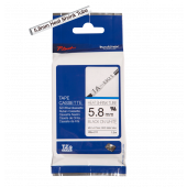TRAK ZA NALEPKE BROTHER P-TOUCH HEAT SHRINK TUBE BEL-ČRN 5,8mm HSe-211