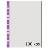 VLOŽEK A4 0,04mm DONAU VIJOLIČEN ROB 100/1