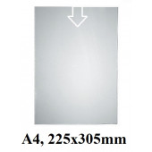 VLOŽNA MAPA PVC U A4 225x305mm 0,11mm