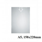 VLOŽNA PVC MAPA U A4 158x220mm 0,11mm
