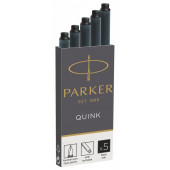 VELIKE BOMBICE ZA NALIVNO PERO PARKER QUINK ČRNE 5/1