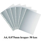 U MAPA OVOJNICA A4 0,075mm HRAPAVA PP 50/1