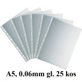 VLOŽEK A5 0,06mm GLADEK DURABLE 2650 PROZOREN 25/1
