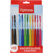 VOŠČENE BARVICE V TULCU OPTIMA STICK 12/1
