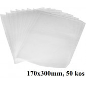 VAKUMSKE VREČKE ZA VAKUMIRANJE ŽIVIL 170x300mm GOF-3 50 kos
