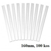 ZAPIRALA ZA VREČKE 160mm BELA ZAP-160 100 kos