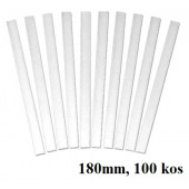 ZAPIRALA ZA VREČKE 180mm BELA ZAP-180 100 kos
