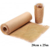 ZAREZAN ZAŠČITNI OVOJNI PAPIR SATJE 70g 20cm x 25m RJAV
