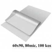 ŽEPKI ZA PLASTIFICIRANJE KLIPKO 60x90mm 80mic 100/1
