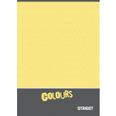 ZVEZKI ZA DISLEKTIKE A4 52L 80g ČRTNI Z ROBOM STREET COLOR RUMENI